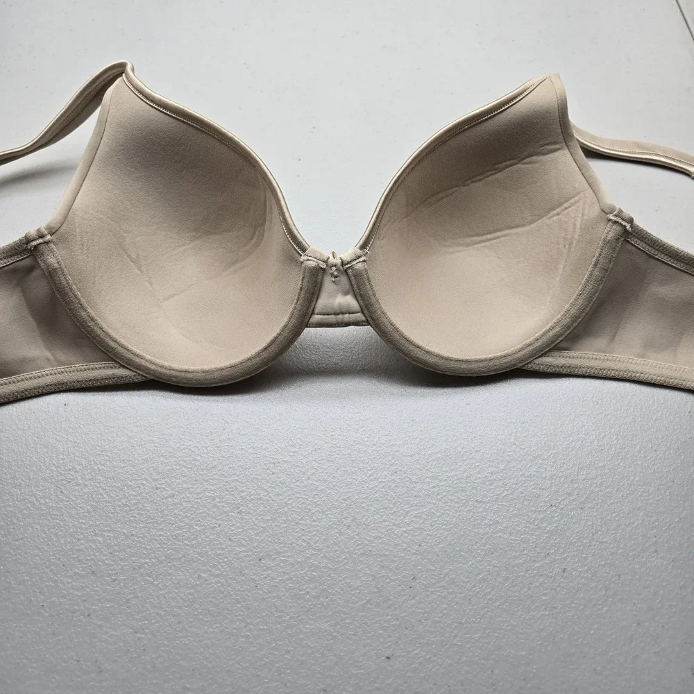 Vanity Fair Women Bra 34C Beige‎ 75335 T Shirt Underwired Convertible